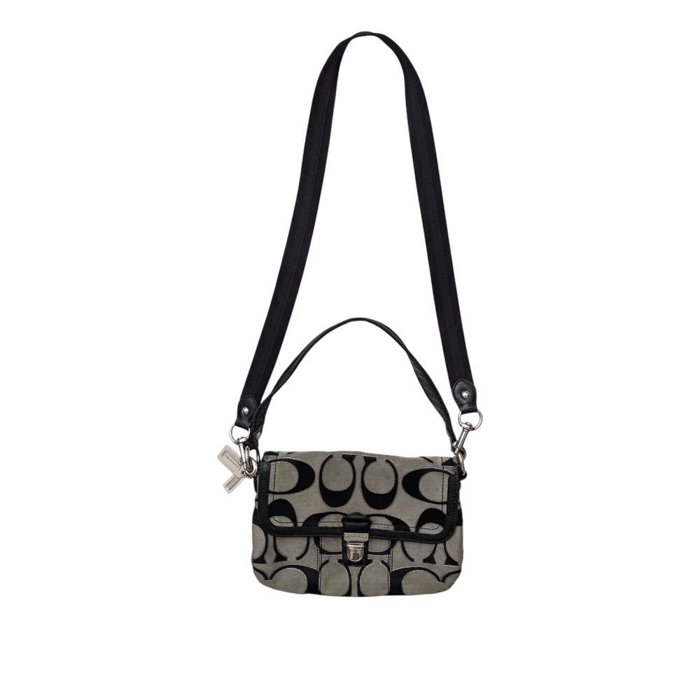 Coach Black and Gray Crossbody Bag